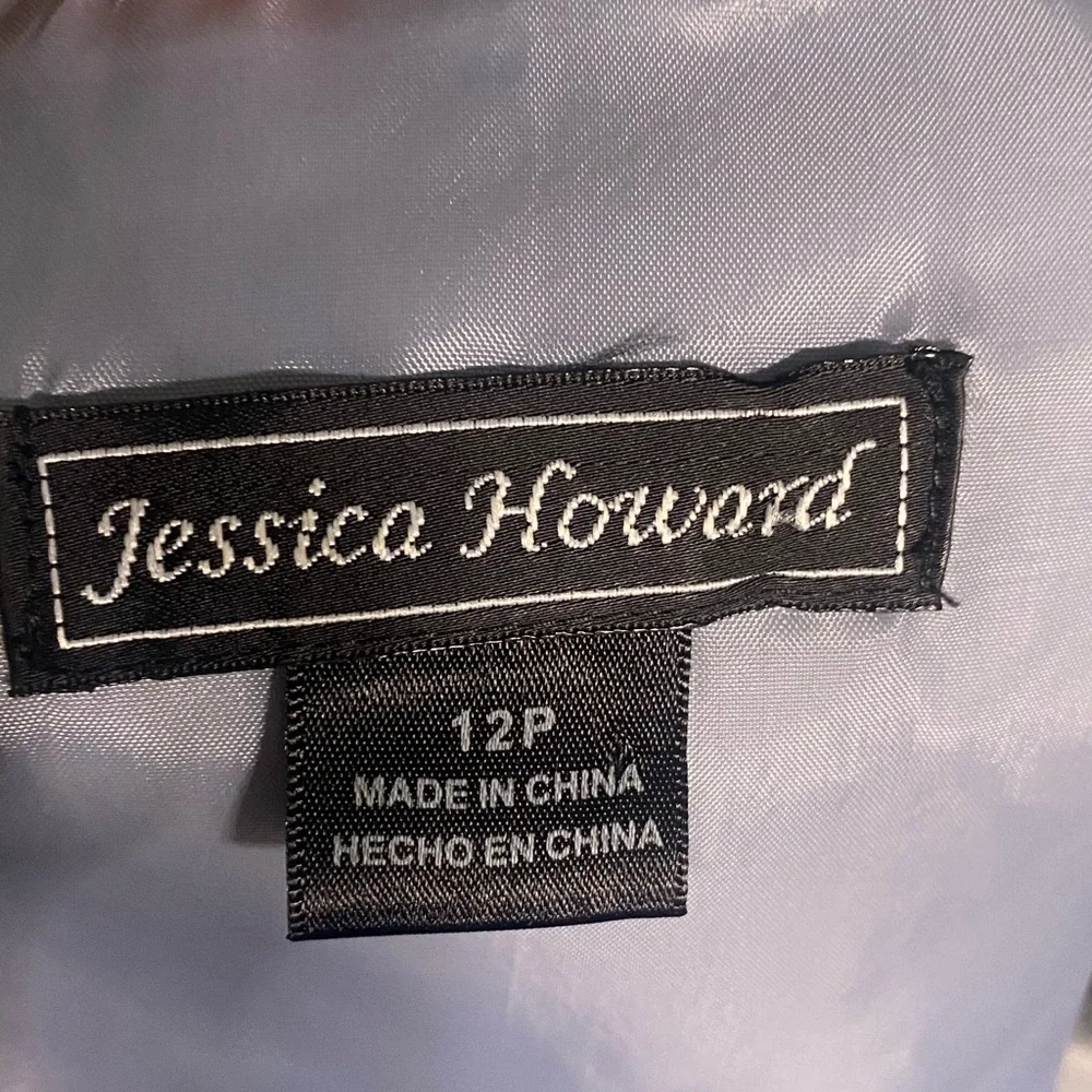 Jessica Howard Stunning Silver Dress with jacket 12P - Picture 7 of 10